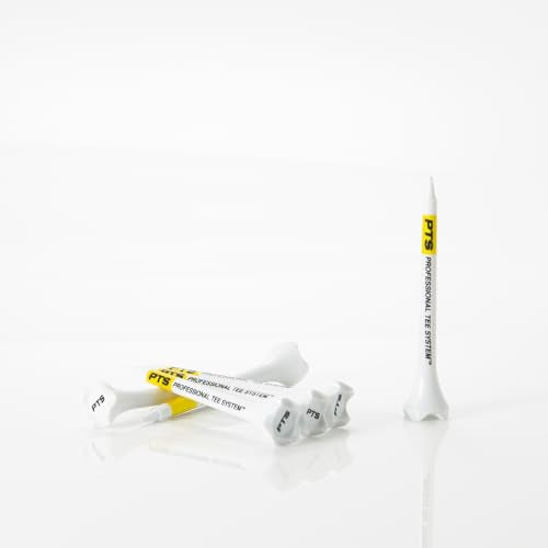 PrideSports PTS Plastic Golf Tees | 30 Count, 1-1/2 Inch | #1 Plastic Tee on Tour | Best for Irons, Hybrids, and Woods