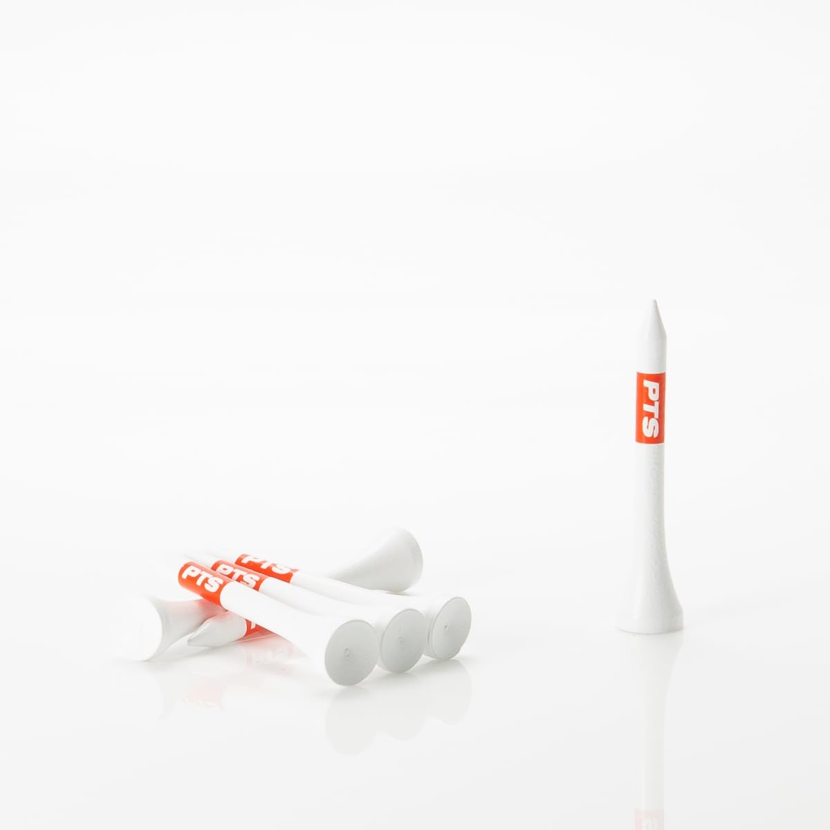 PrideSports PTS Wood Golf Tees | 100 Count, 2-3/4 Inch | #1 Wood Tee on Tour | Best for Drivers & Woods