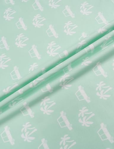 MAGCOMSEN Mens Golf Shirt Short Sleeve Dry Fit Moisture Wicking Golf Polos Casual Performance Print Collared Shirt Men