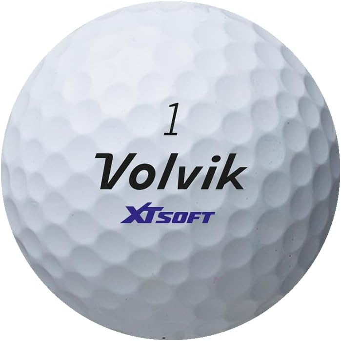 New Volvik XT Soft Extreme Soft Feel and Power Distance, 3-Piece Construction Urethane Cover Golf Ball. 3 Dozen (White) with 5 Ball Marker and 1 Magnet Hat Clip