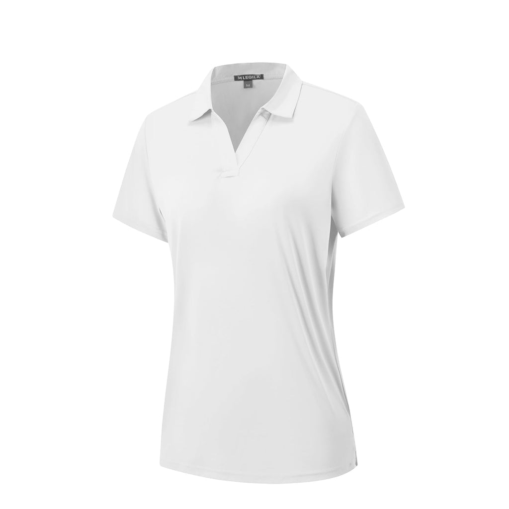 Women's Polo Shirts Short Sleeve Quick Dry UPF 50+ Sun Protection Business Casual Collared Shirt Tennis Golf Shirt Work Tops