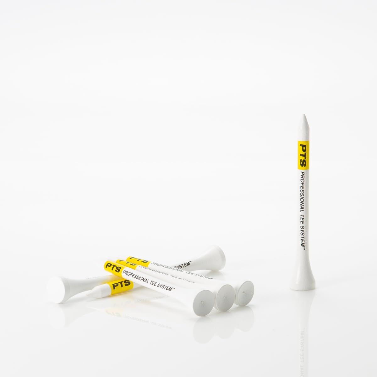 PrideSports PTS Wood Golf Tees | 100 Count, 2-3/4 Inch | #1 Wood Tee on Tour | Best for Drivers & Woods