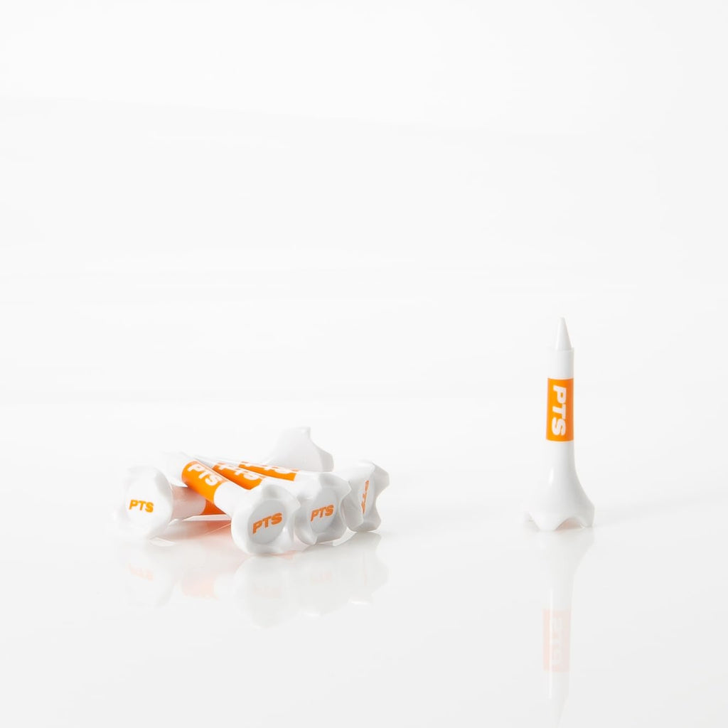 PrideSports PTS Plastic Golf Tees | 30 Count, 1-1/2 Inch | #1 Plastic Tee on Tour | Best for Irons, Hybrids, and Woods