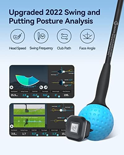 PHIGOLF Home Golf Game Simulator: Enjoy Interactive Golf with Motion Sensor & Swing Stick for Indoor & Outdoor Fun – 38,000+ Courses Worldwide, Compatible with Android, iOS, App & E6 Connect