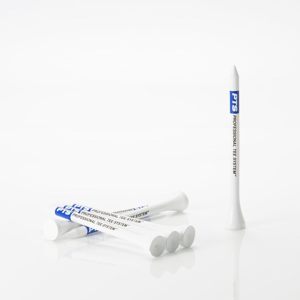 PrideSports PTS Wood Golf Tees | 100 Count, 2-3/4 Inch | #1 Wood Tee on Tour | Best for Drivers & Woods