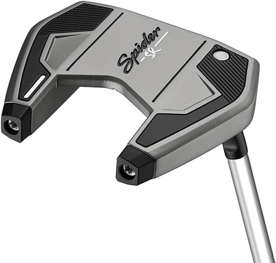 TAYLORMADE (Taylor Made) SPIDERSR Putter [Catalog Genuine Shaft Mounted Model] Flow Neck Men's Golf Club Right WH/PL White/Platinum 34 Inches