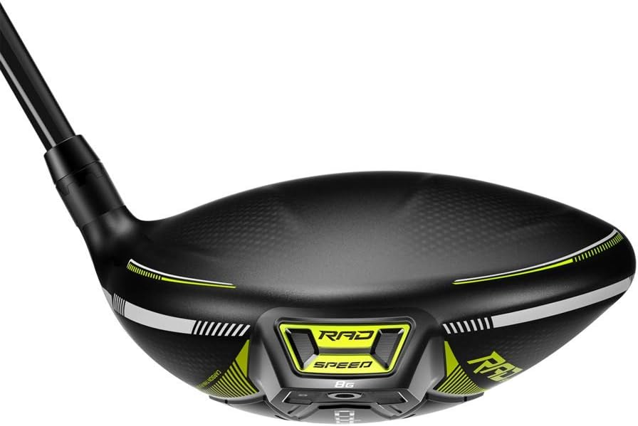 Cobra Golf 2021 Radspeed Driver Matte Black-Turbo Yellow (Men's Left Hand, Project X Hzrdrus RDX Blue, Stiff Flex, 9), Standard