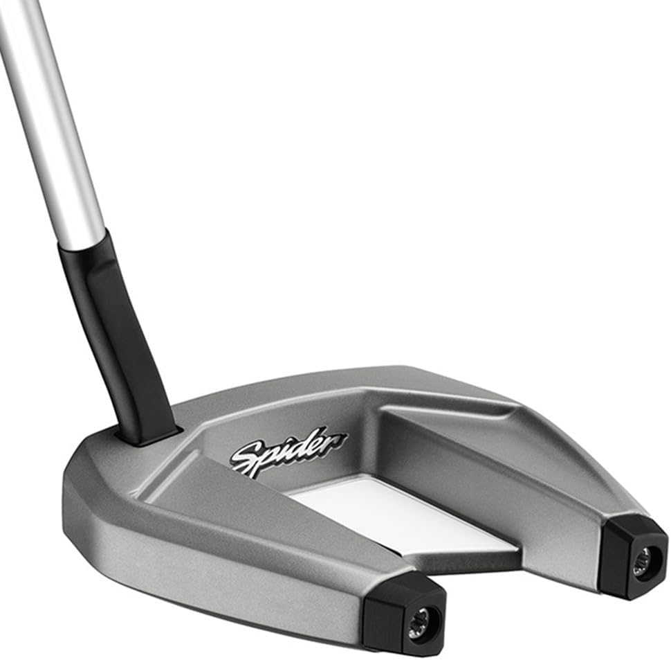 TAYLORMADE (Taylor Made) SPIDERSR Putter [Catalog Genuine Shaft Mounted Model] Flow Neck Men's Golf Club Right WH/PL White/Platinum 34 Inches