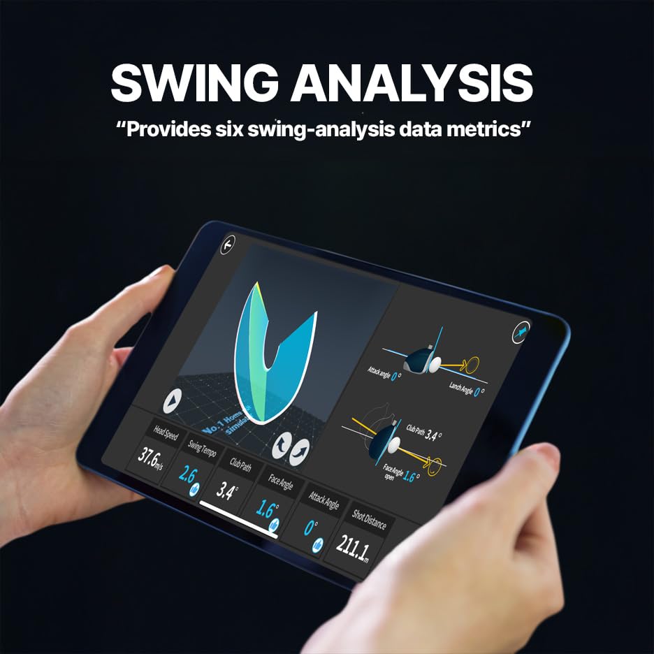 PHIGOLF Home Golf Game Simulator: Enjoy Interactive Golf with Motion Sensor & Swing Stick for Indoor & Outdoor Fun – 38,000+ Courses Worldwide, Compatible with Android, iOS, App & E6 Connect