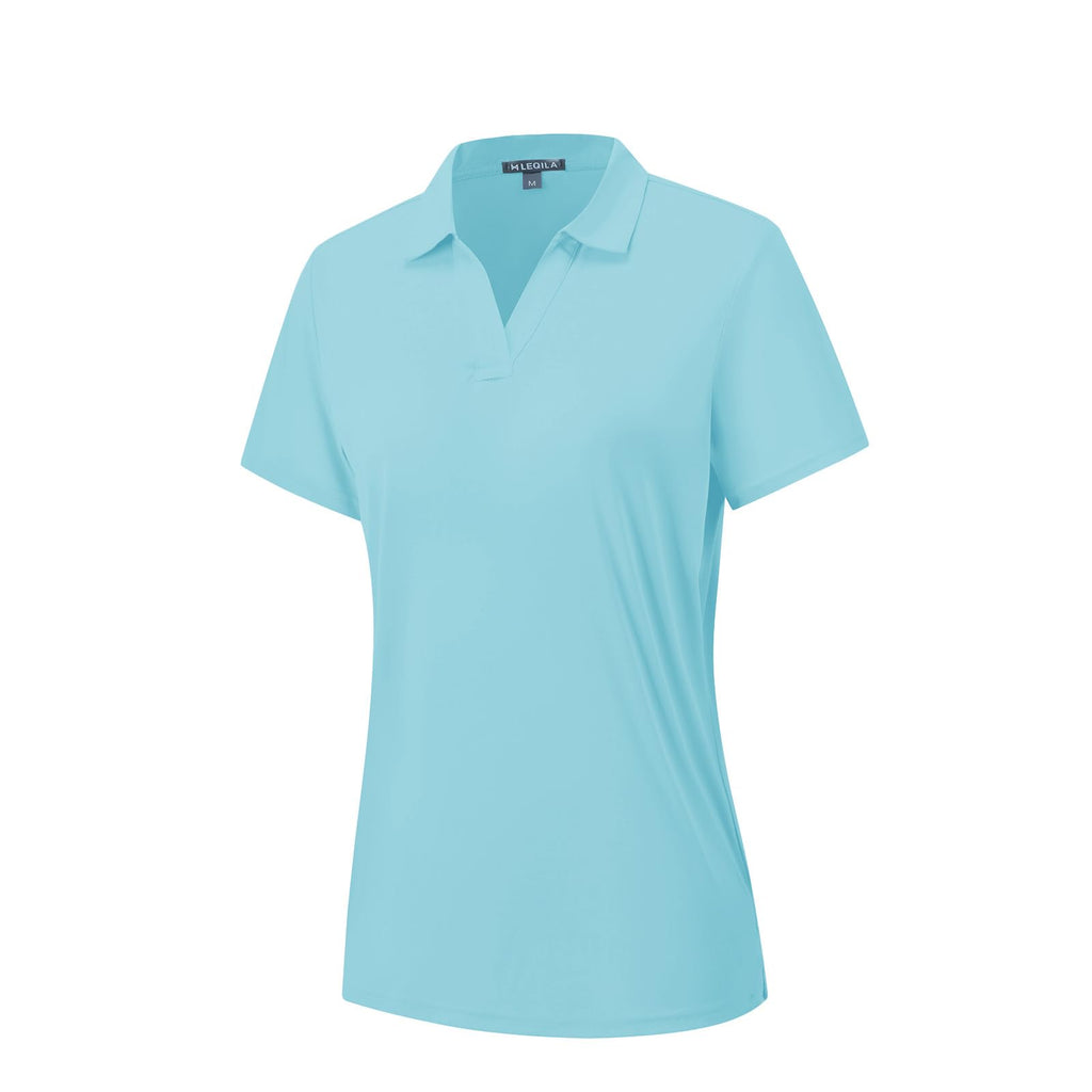Women's Polo Shirts Short Sleeve Quick Dry UPF 50+ Sun Protection Business Casual Collared Shirt Tennis Golf Shirt Work Tops