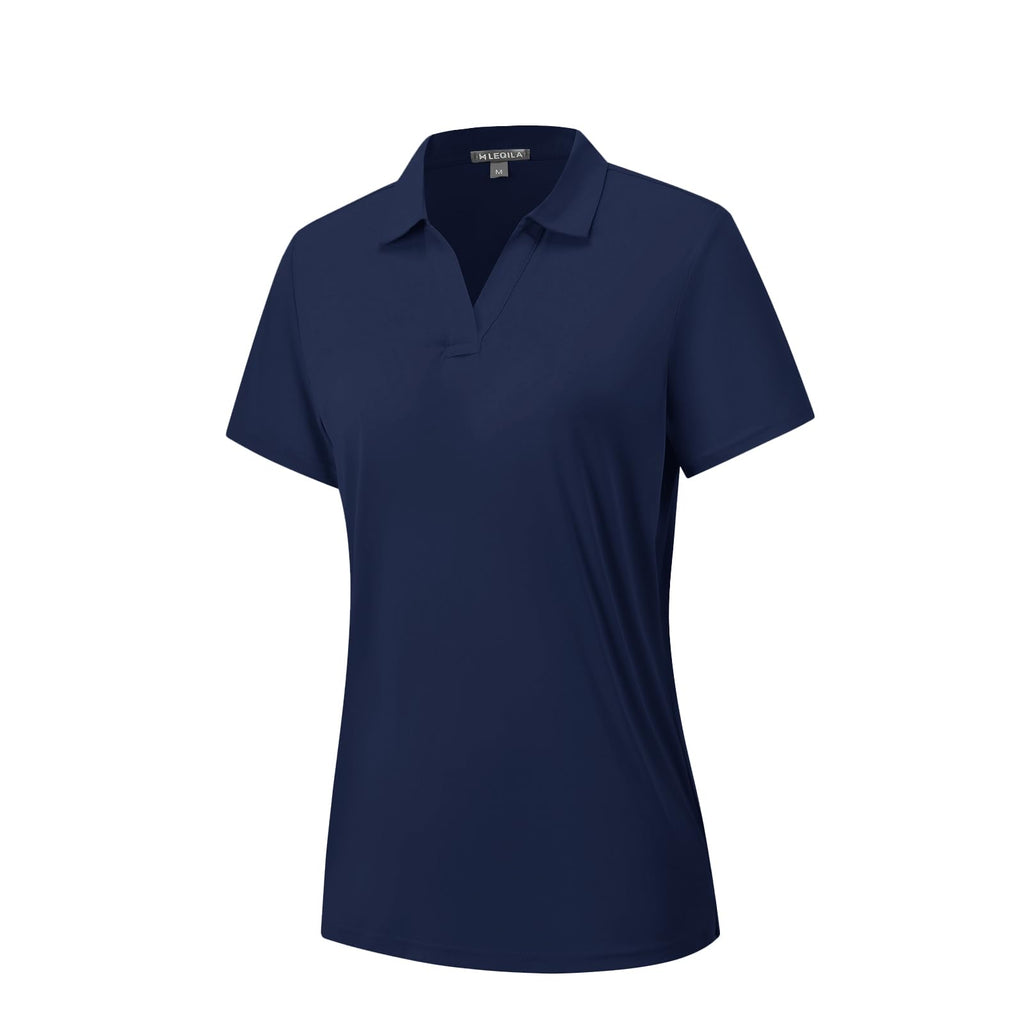 Women's Polo Shirts Short Sleeve Quick Dry UPF 50+ Sun Protection Business Casual Collared Shirt Tennis Golf Shirt Work Tops