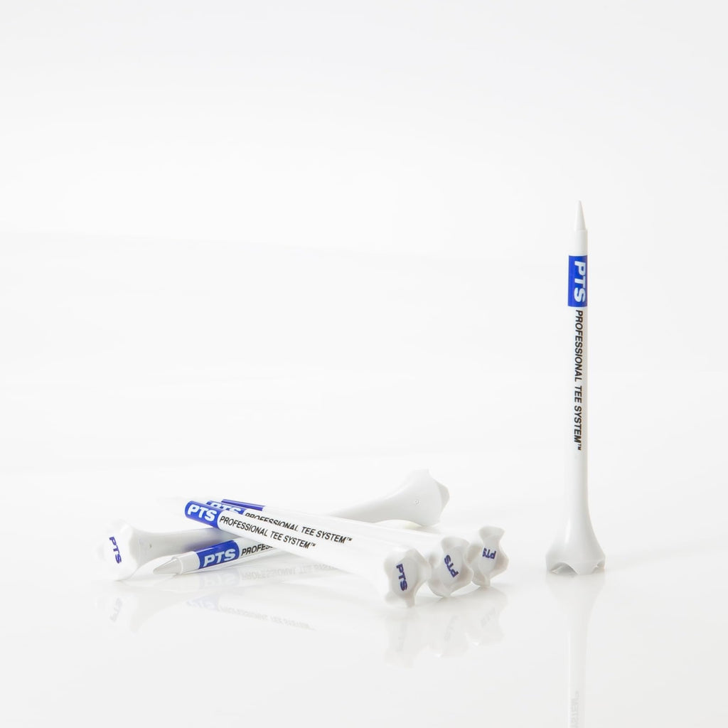 PrideSports PTS Plastic Golf Tees | 30 Count, 1-1/2 Inch | #1 Plastic Tee on Tour | Best for Irons, Hybrids, and Woods