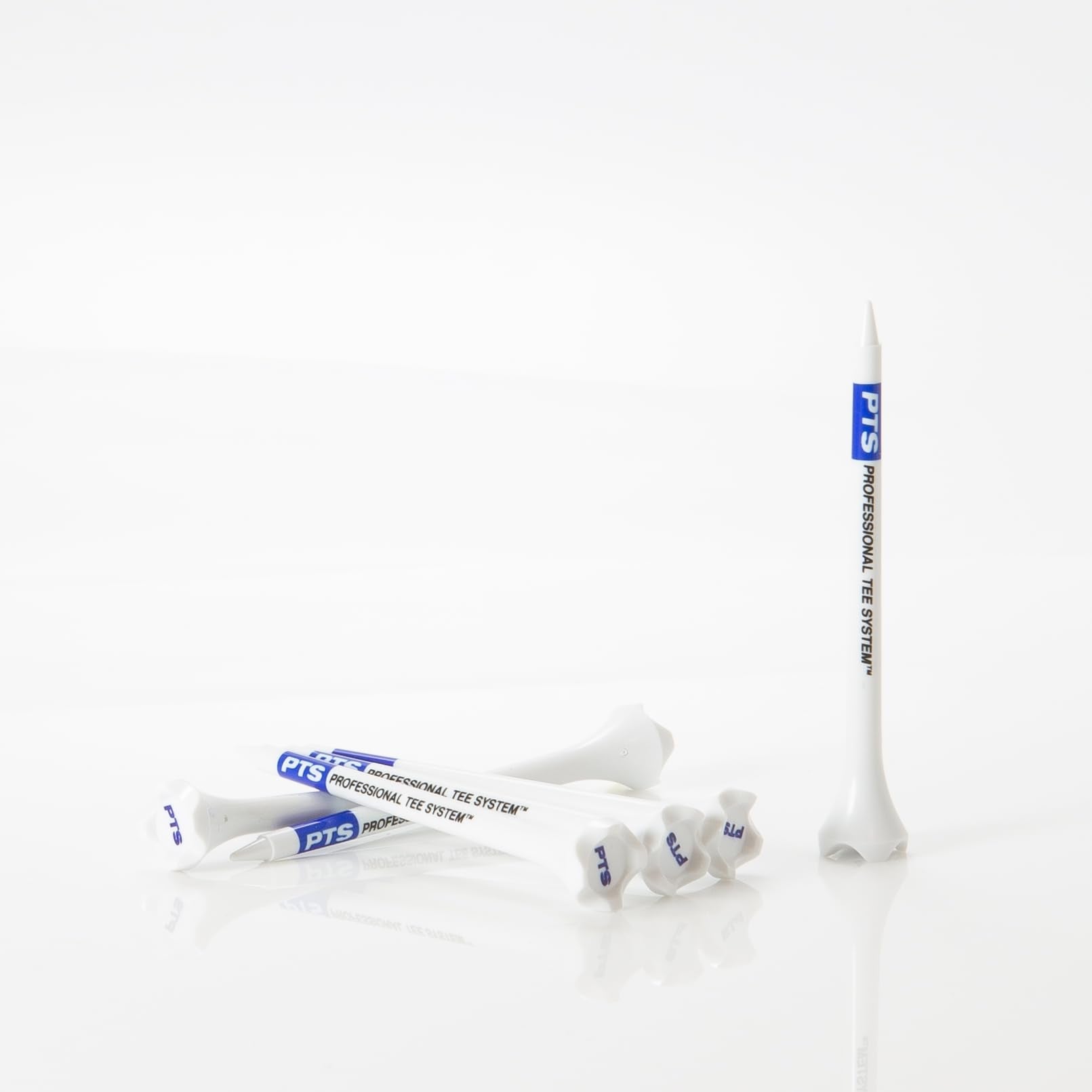 PrideSports PTS Plastic Golf Tees | 30 Count, 1-1/2 Inch | #1 Plastic Tee on Tour | Best for Irons, Hybrids, and Woods