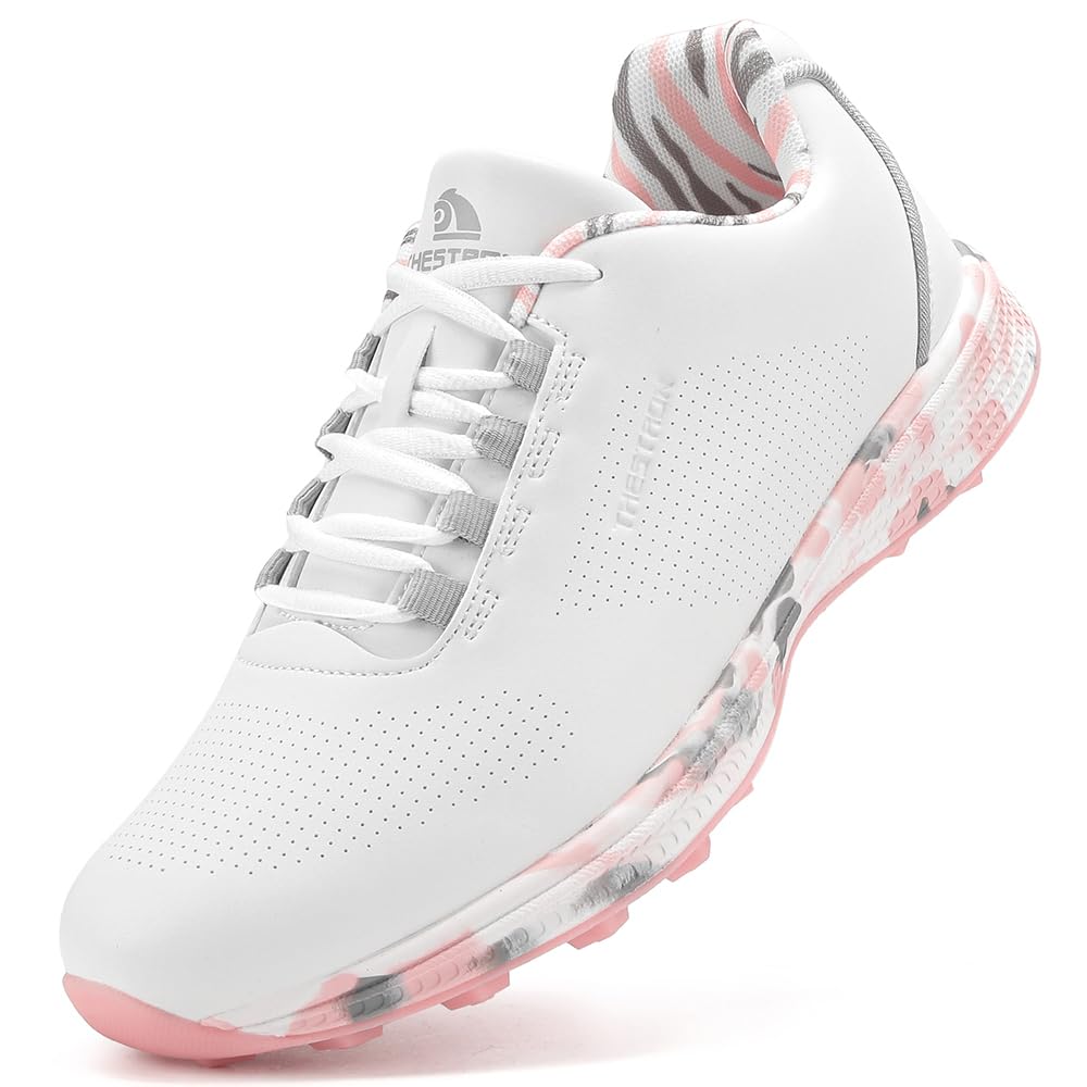 Women Spikeless Golf Shoes Professional Golf Sneakers Ladies Golf Training Walking Shoes Spikeless Golf Footwears