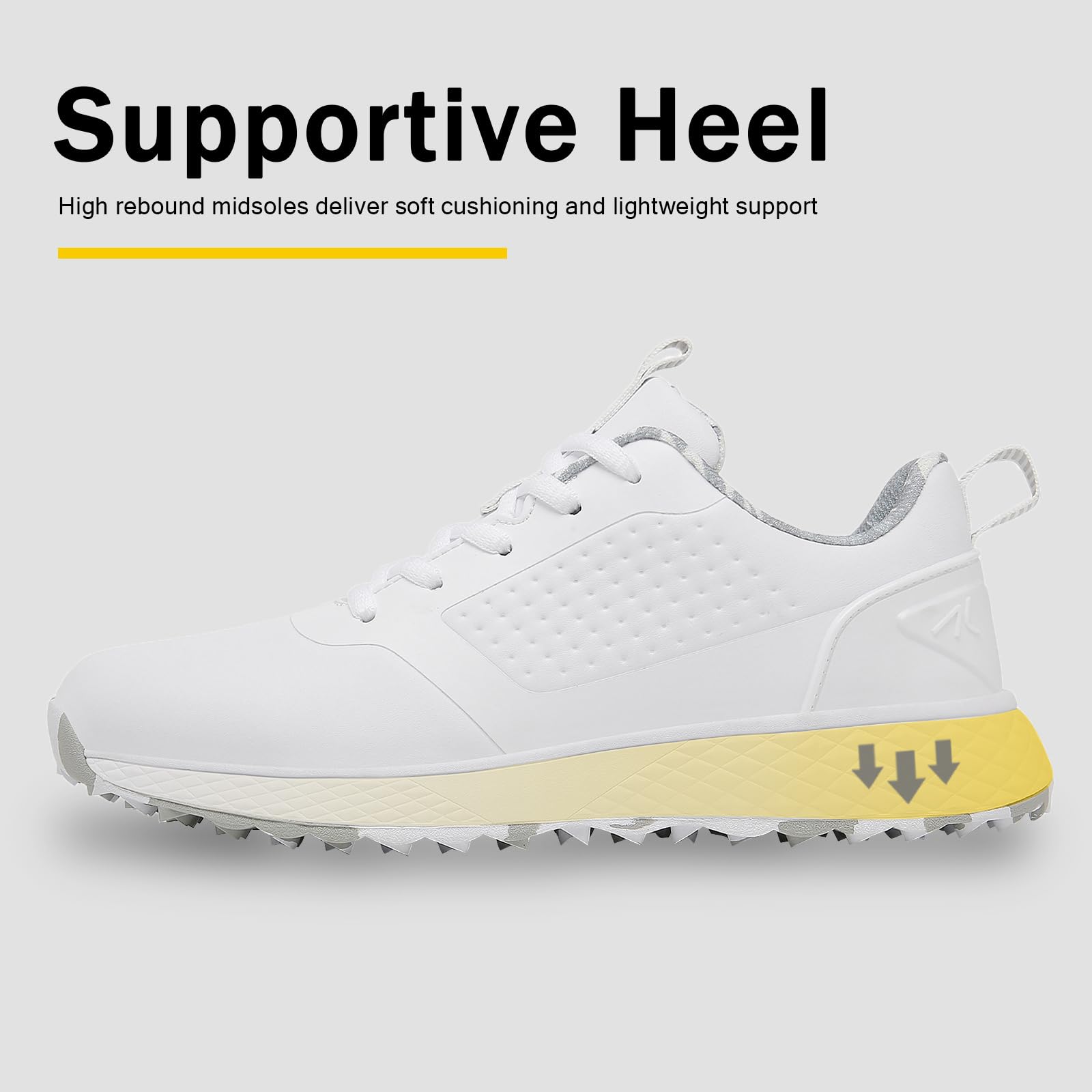 ULTIANT Women Golf Shoes Spikeless Waterproof Golf Sport Sneakers Size5-10