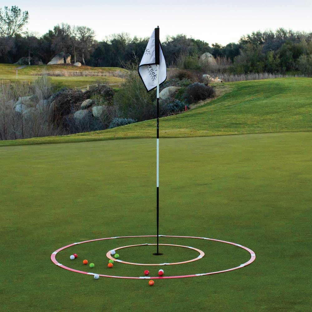 PGA Tour Golf Practice Aids by Golfgen: Premium Chipping Nets, Putting Rings, & Targets, Indoor & Outdoor Training, Improve Accuracy & Control, Master Putting and Chipping, Portable for On The Go