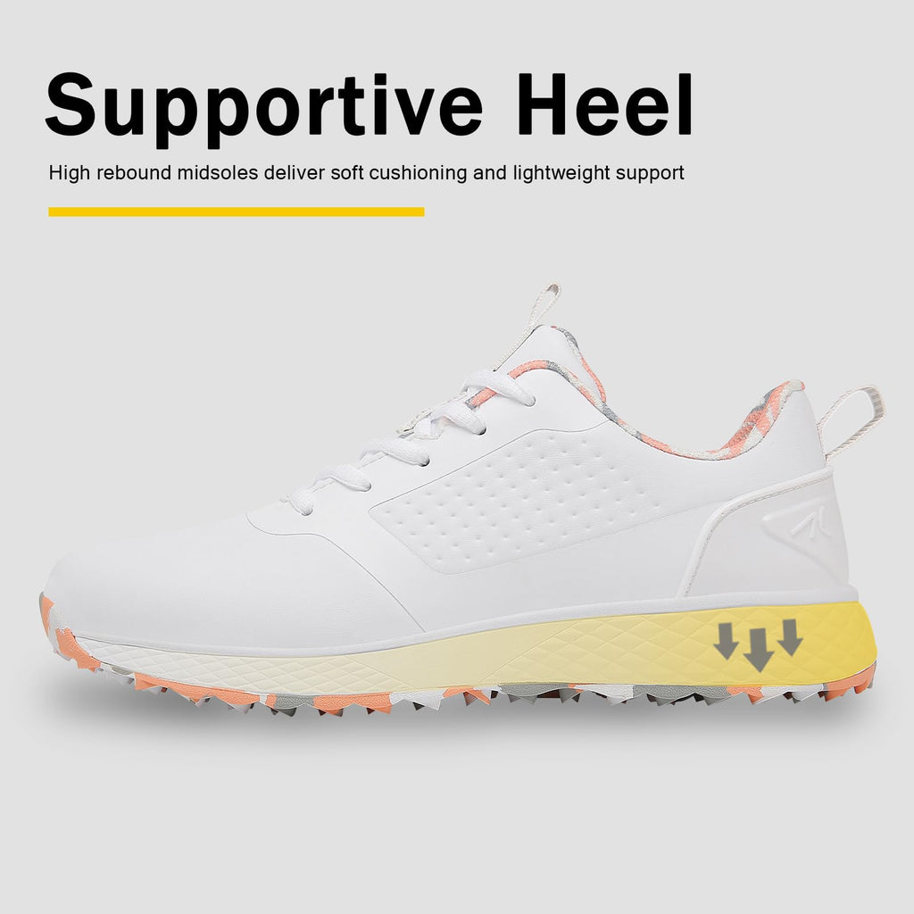 ULTIANT Women Golf Shoes Spikeless Waterproof Golf Sport Sneakers Size5-10