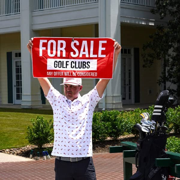 Bogey Bros Golf Golf Towel Natural Slice