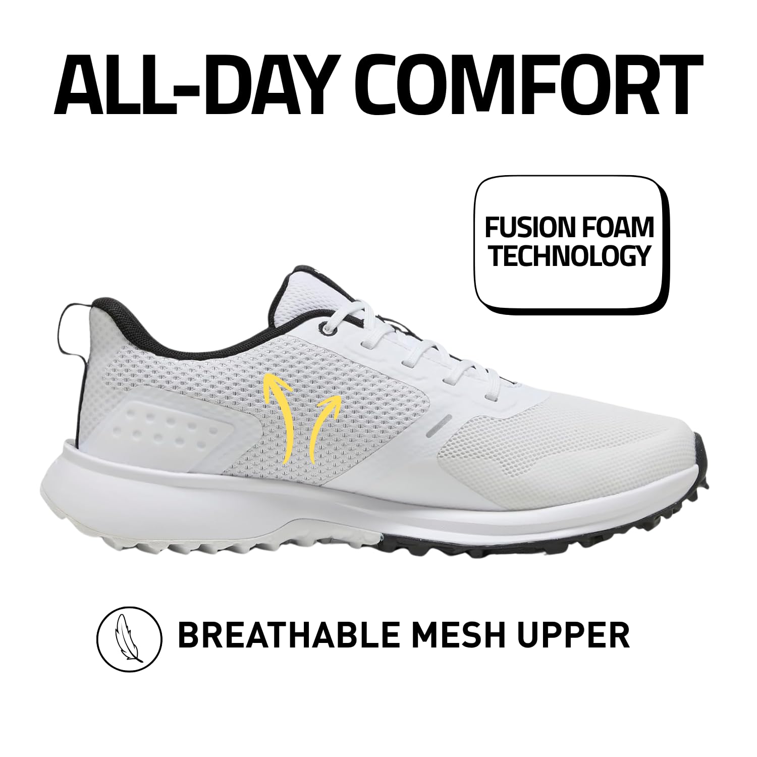 PUMA Men's Fusion Grip 6 Golf Shoe