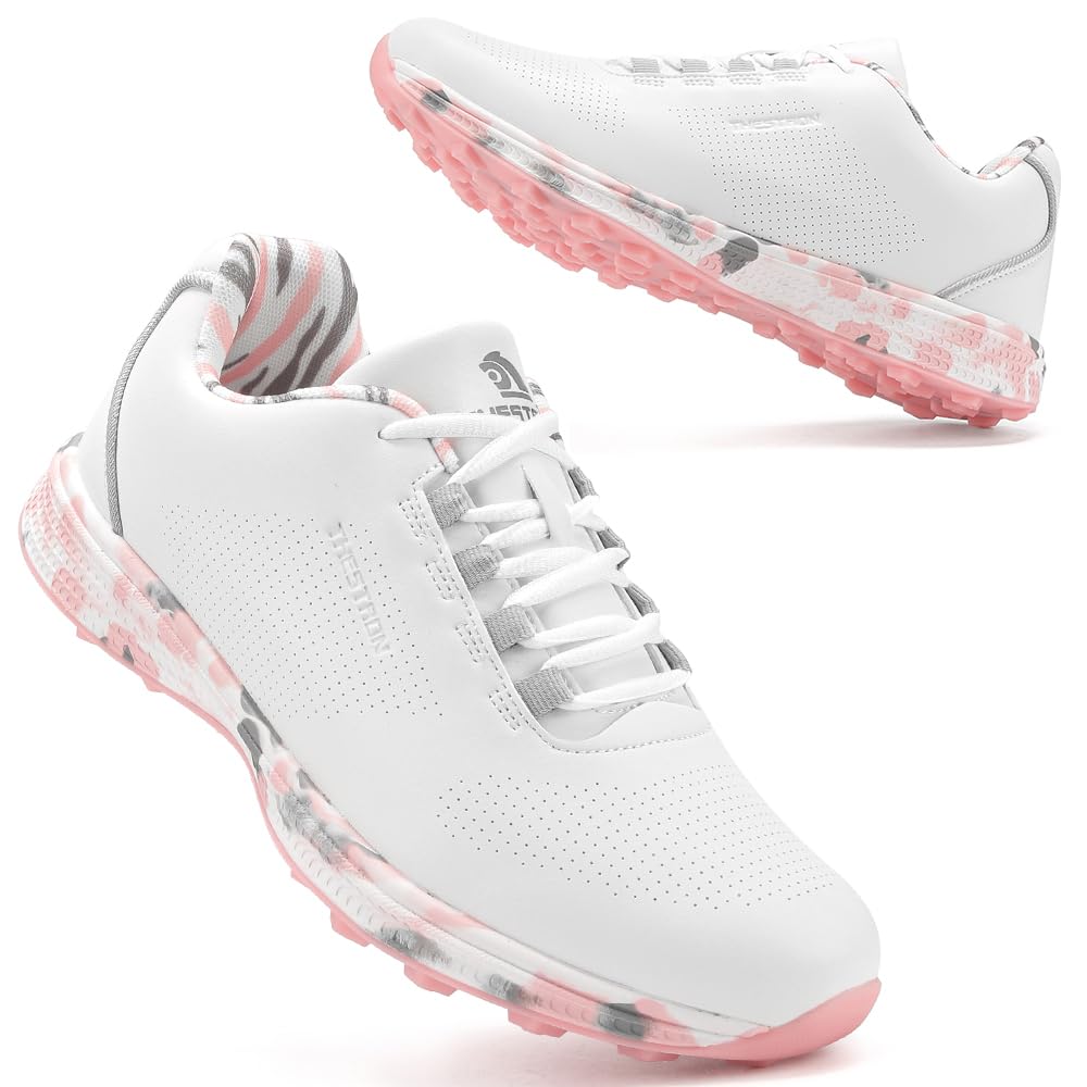 Women Spikeless Golf Shoes Professional Golf Sneakers Ladies Golf Training Walking Shoes Spikeless Golf Footwears