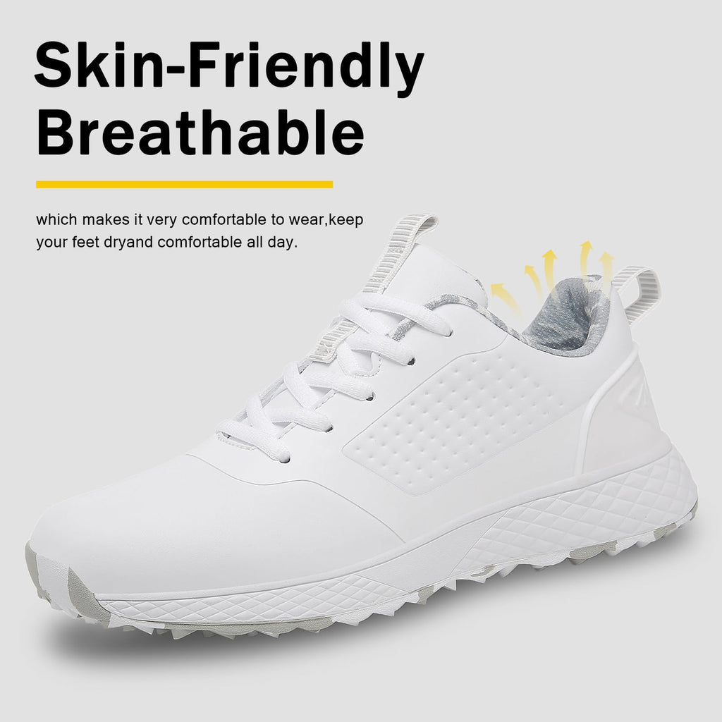 ULTIANT Women Golf Shoes Spikeless Waterproof Golf Sport Sneakers Size5-10