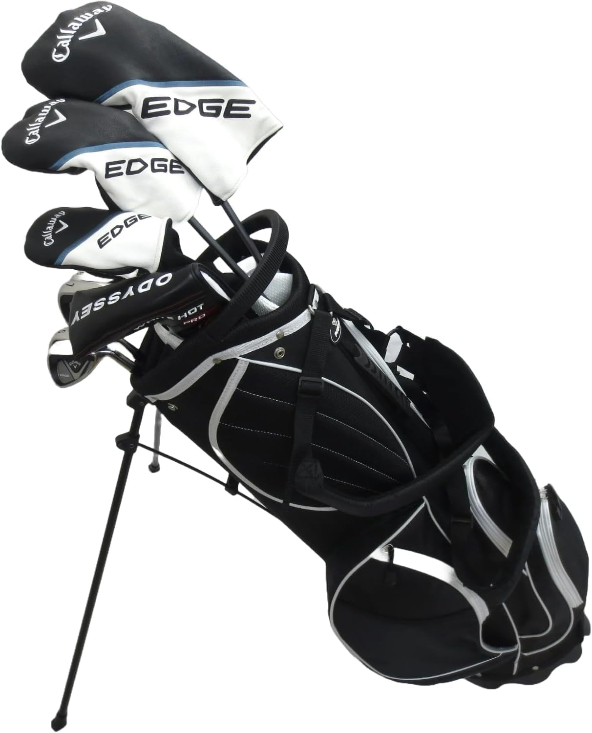 Mens Callaway Complete Golf Set - Clubs Driver, Fairway Wood, Hybrid, Irons, Putter Stand Bag Reg Flex