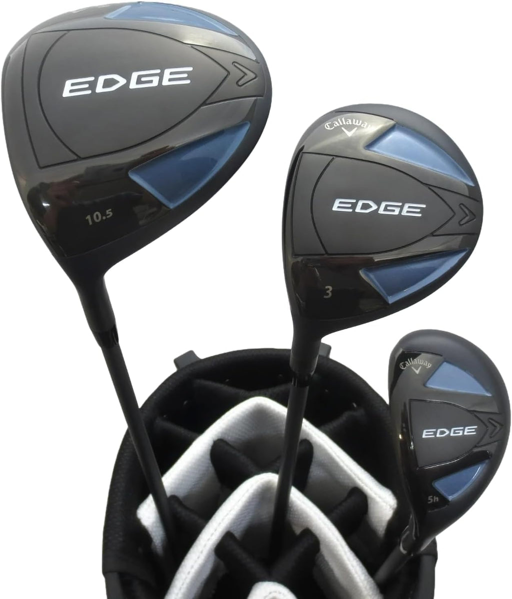 Mens Callaway Complete Golf Set - Clubs Driver, Fairway Wood, Hybrid, Irons, Putter Stand Bag Reg Flex