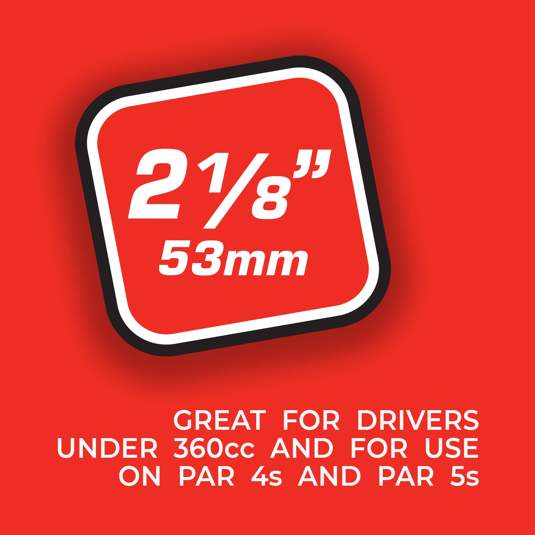 PrideSports PTS Wood Golf Tees | 100 Count, 2-3/4 Inch | #1 Wood Tee on Tour | Best for Drivers & Woods