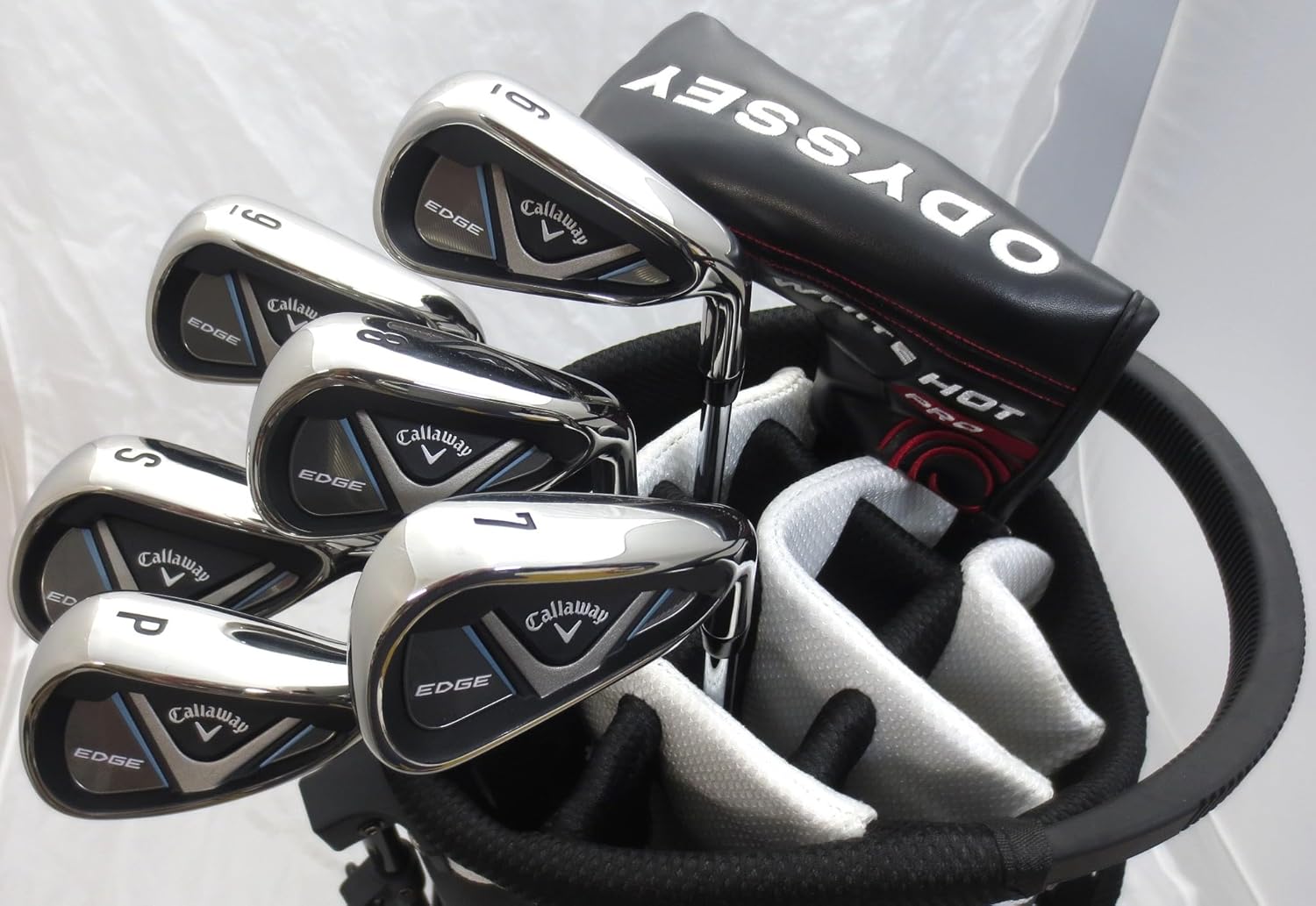 Mens Callaway Complete Golf Set - Clubs Driver, Fairway Wood, Hybrid, Irons, Putter Stand Bag Reg Flex