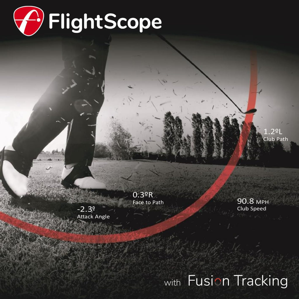 FlightScope X3C Carbon Golf Launch Monitor and Simulator | Full Tracking Radar from Impact to Landing | 50+ Data Parameters with i4 Golf Rangefinder | 6X Magnification, 1,000 Yard Range