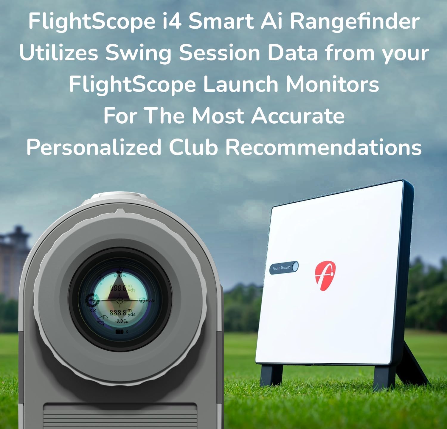 FlightScope X3C Carbon Golf Launch Monitor and Simulator | Full Tracking Radar from Impact to Landing | 50+ Data Parameters with i4 Golf Rangefinder | 6X Magnification, 1,000 Yard Range