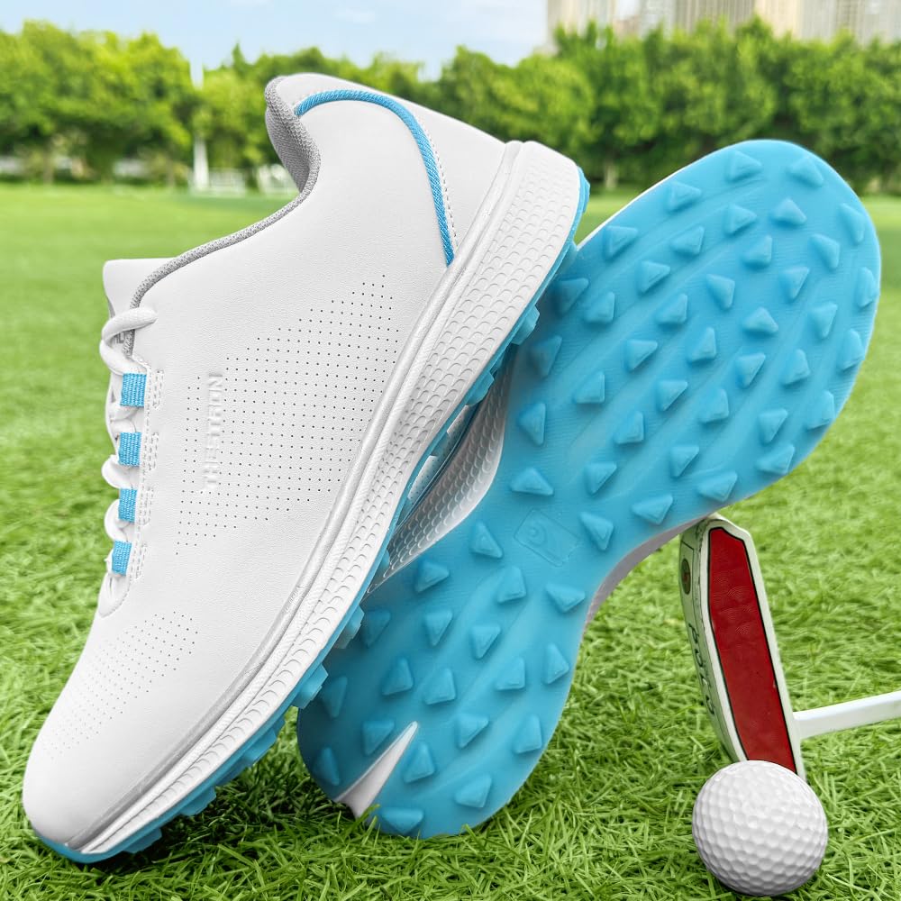 Women Spikeless Golf Shoes Professional Golf Sneakers Ladies Golf Training Walking Shoes Spikeless Golf Footwears