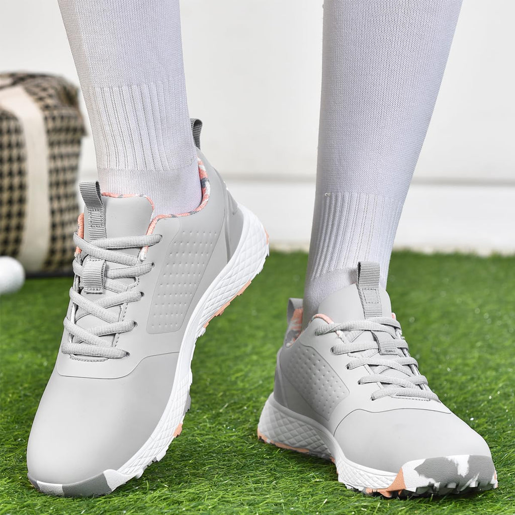 ULTIANT Women Golf Shoes Spikeless Waterproof Golf Sport Sneakers Size5-10