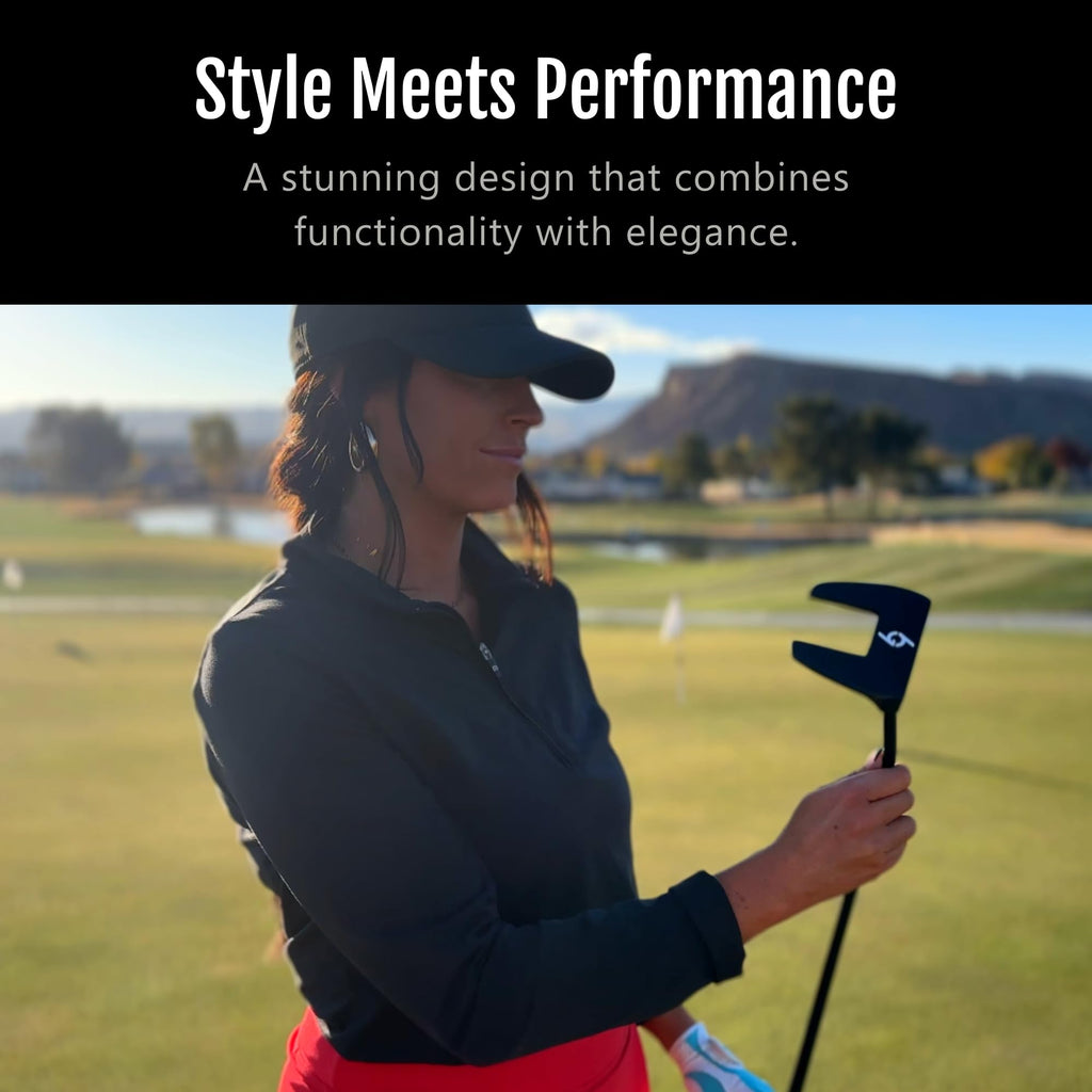 69 Golf Golf Putter with Grip for Men 35'" Length | Stepped Steel Shaft | PVD Coating Putter Head