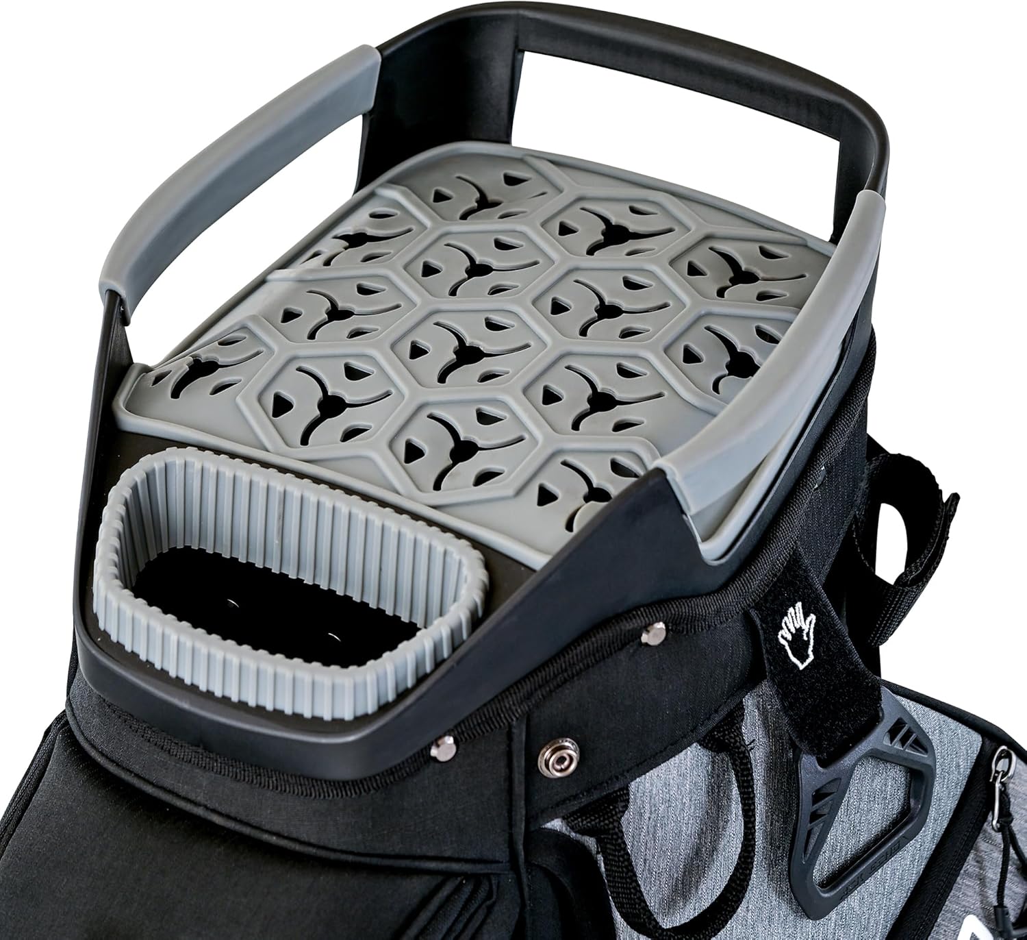 ASK ECHO SLC-130 Golf Cart Bag with 15 Way Full Length Dividers Top, Premium Quiet Golf Cart Bag with Rain Cover for Men