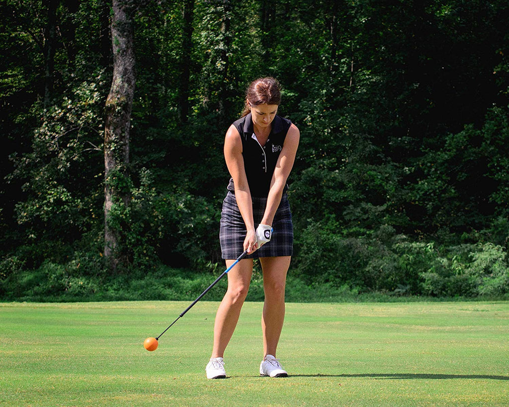 Orange Whip Golf Swing Trainer Aid Patented & Made in USA for Improved Rhythm, Flexibility, Balance, Tempo, and Strength *American Made*