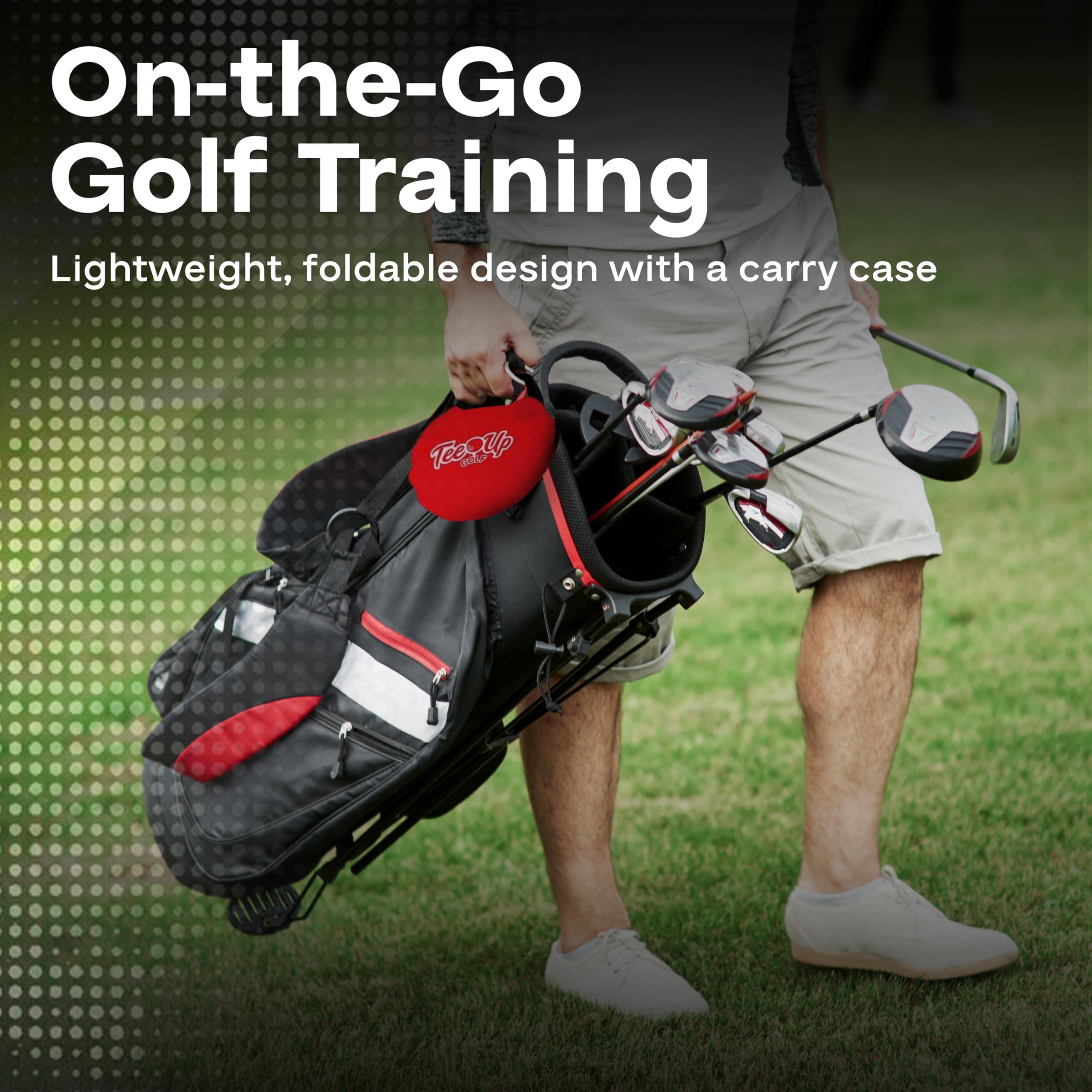 PGA Tour Golf Practice Aids by Golfgen: Premium Chipping Nets, Putting Rings, & Targets, Indoor & Outdoor Training, Improve Accuracy & Control, Master Putting and Chipping, Portable for On The Go