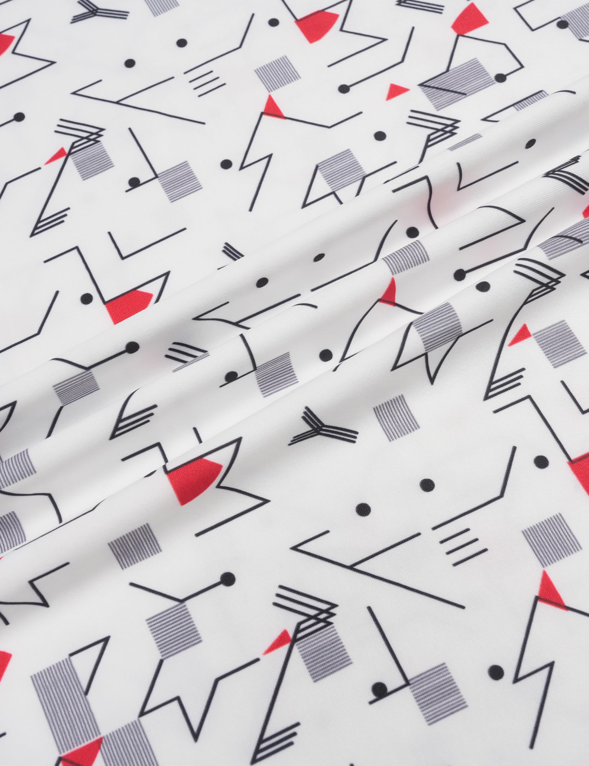 MAGCOMSEN Mens Golf Shirt Short Sleeve Dry Fit Moisture Wicking Golf Polos Casual Performance Print Collared Shirt Men