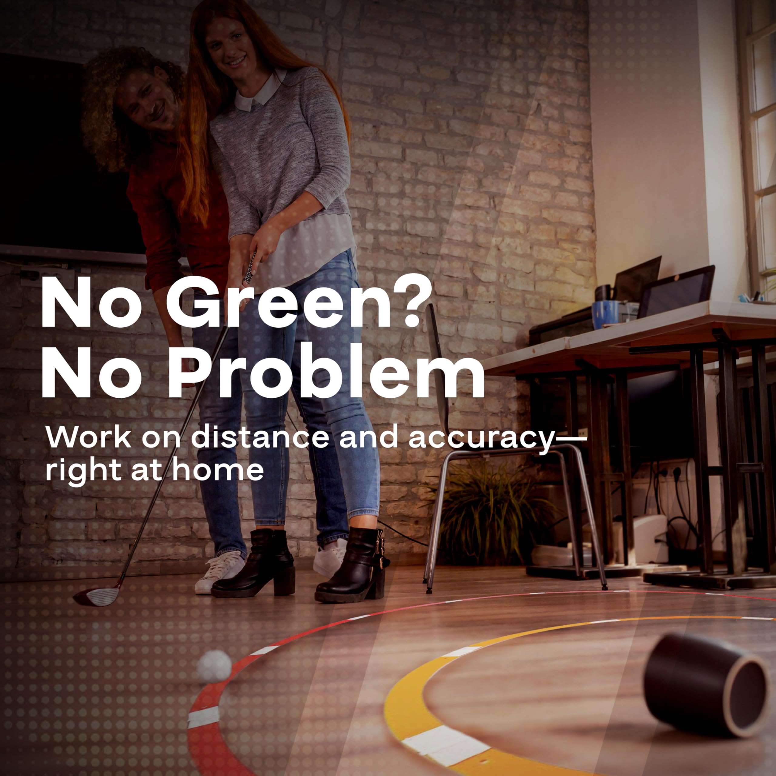 PGA Tour Golf Practice Aids by Golfgen: Premium Chipping Nets, Putting Rings, & Targets, Indoor & Outdoor Training, Improve Accuracy & Control, Master Putting and Chipping, Portable for On The Go