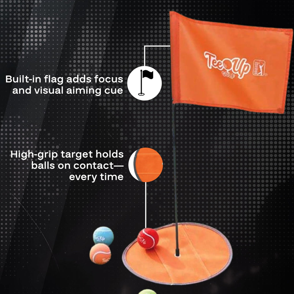 PGA Tour Golf Practice Aids by Golfgen: Premium Chipping Nets, Putting Rings, & Targets, Indoor & Outdoor Training, Improve Accuracy & Control, Master Putting and Chipping, Portable for On The Go